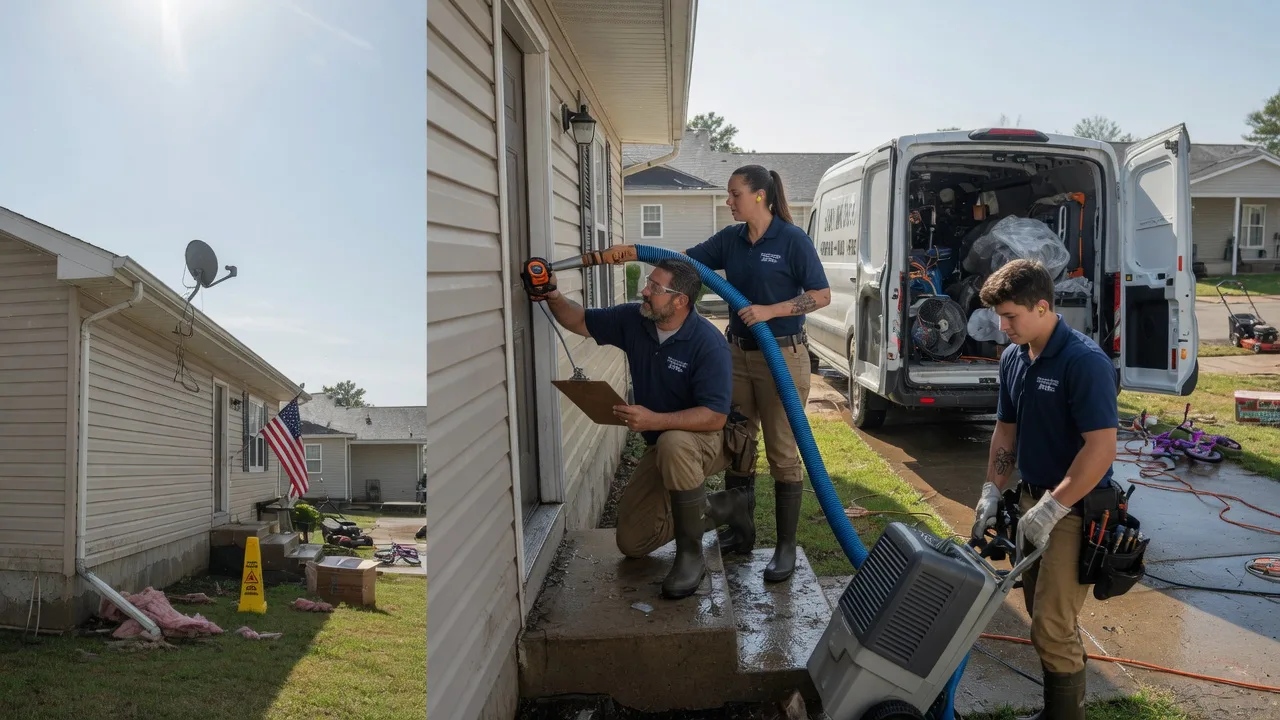 Ceiling Water Damage Restoration in Belleville, KS near me
